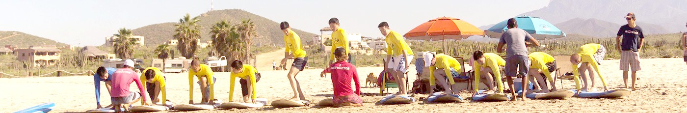 Mario Surf School - Private Group Lessons - Los Cerritos Beach, Todos Santos, Baja California Sur